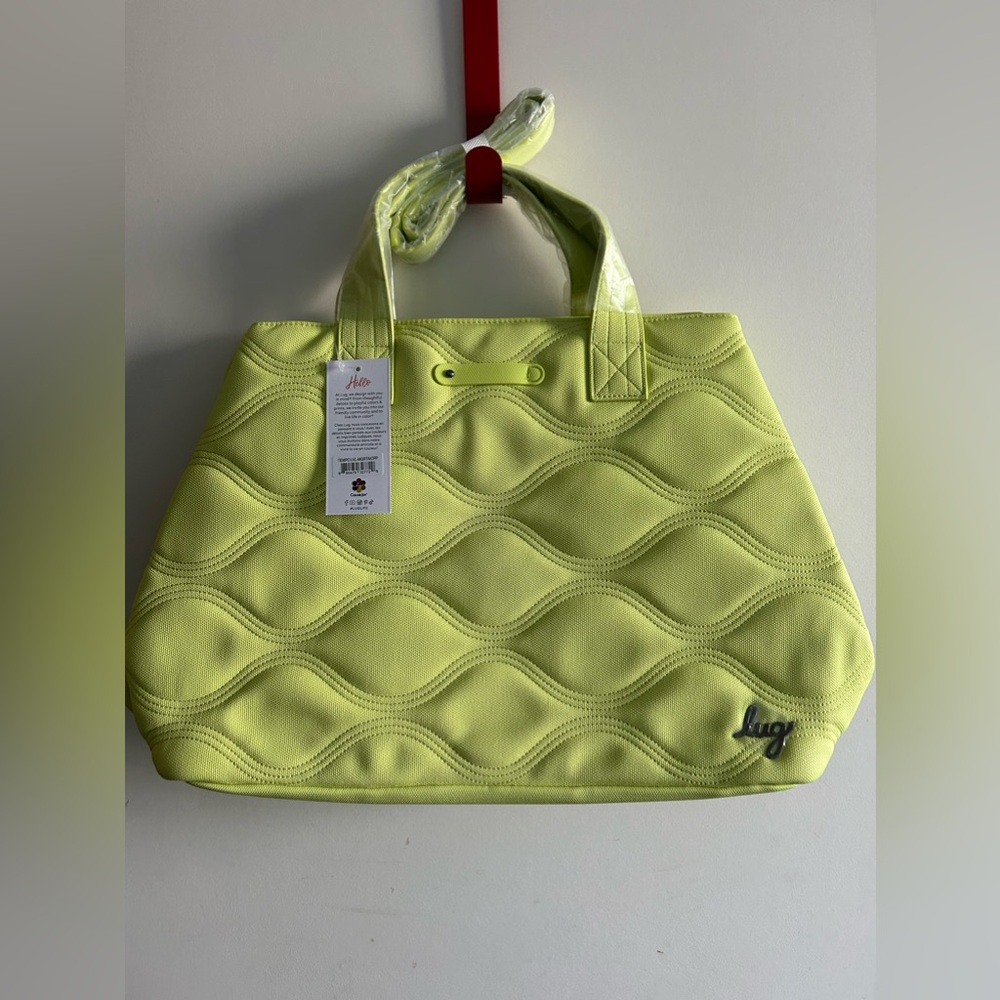 LUG TEMPO MATTE LUXE TOTE BAG MARGARITA NWT